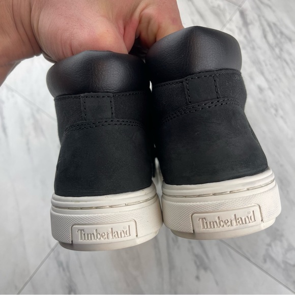 •Timberland Bria High Top Sneaker Black leather womens 6 shoes - Picture 9 of 14